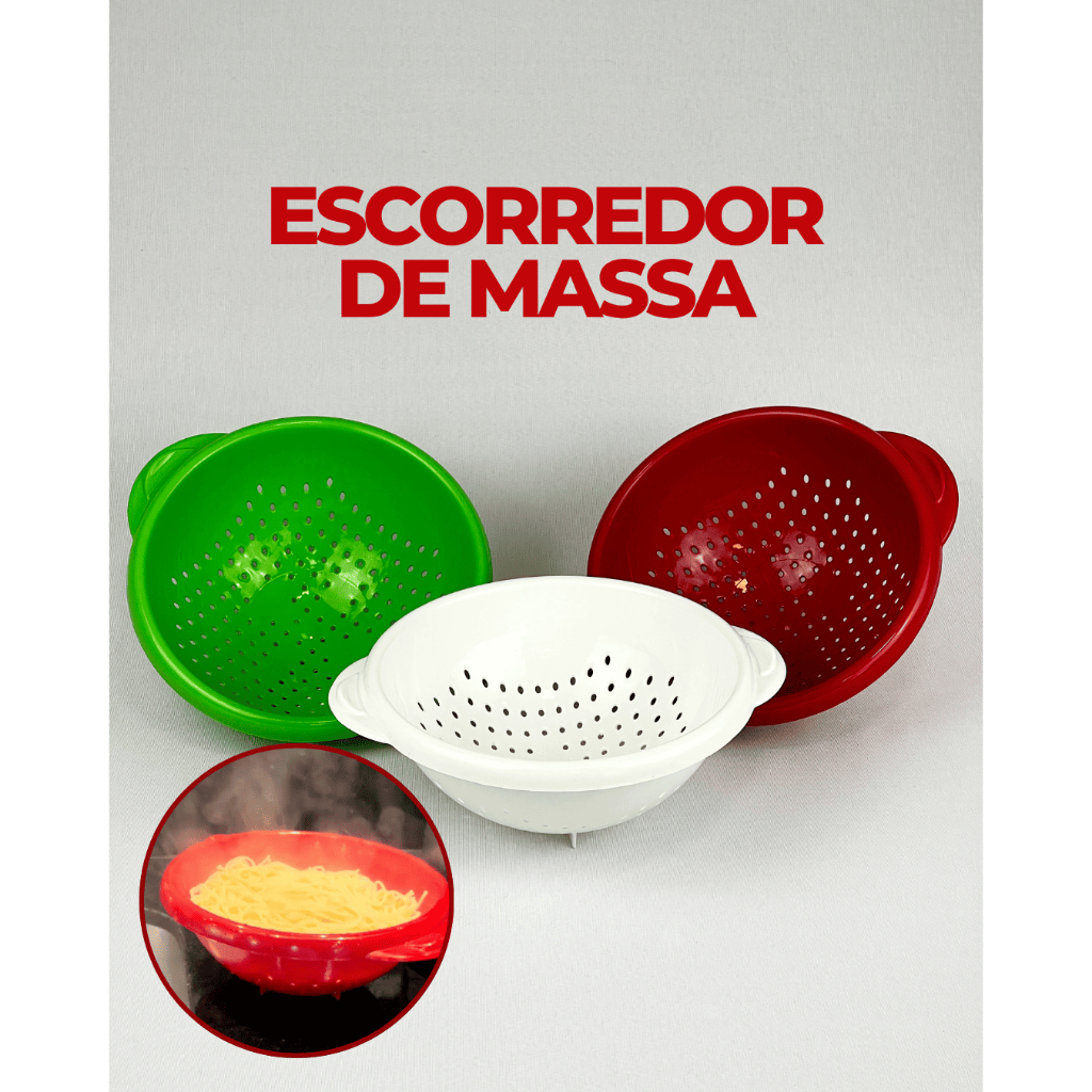 Escorredor de Massa Sortido