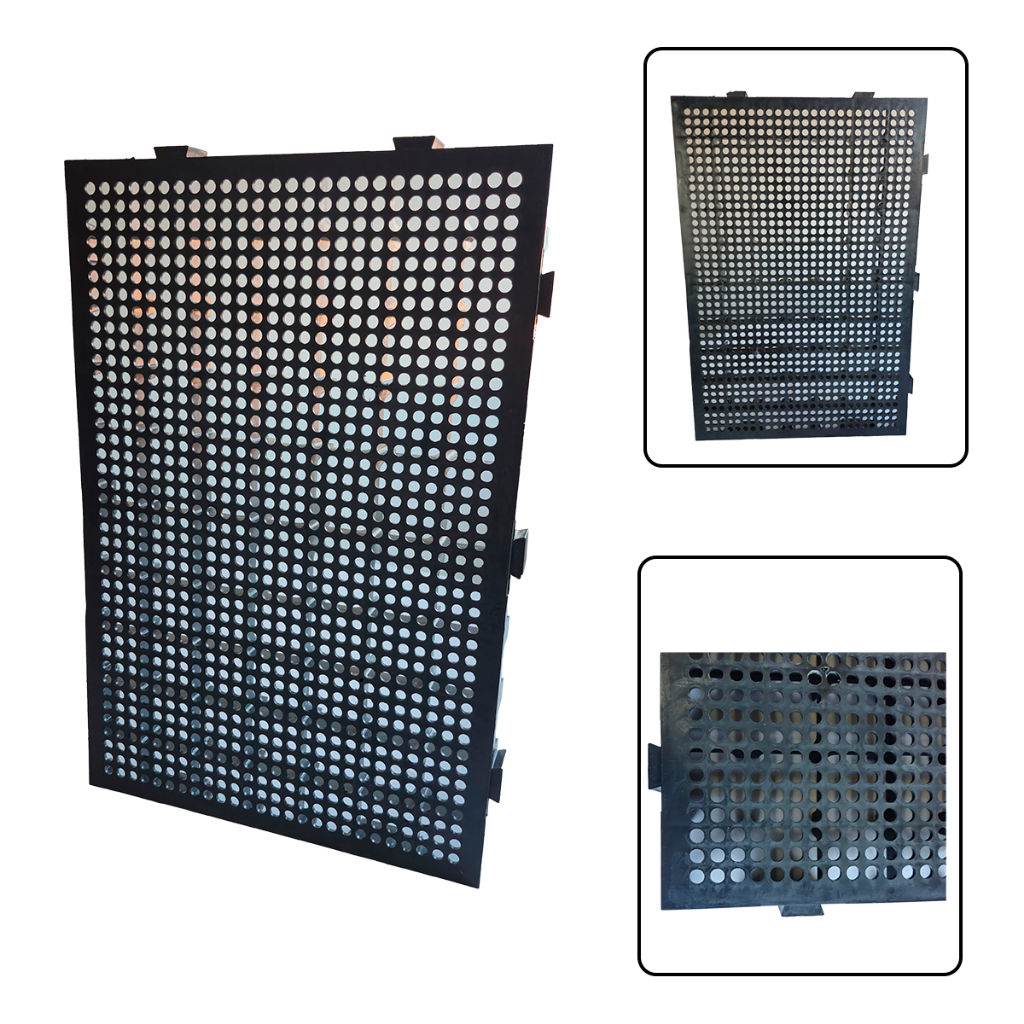 Palete Estrado Plástico Modular Reforçado Piso Encaixável Cor Preto Qualidade Multiuso Câmara Fria Empresa Estoque