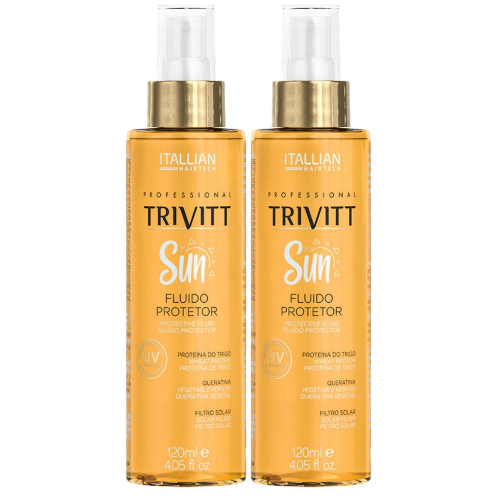 Kit Trivitt Sun Itallian - Fluído Protetor Para O Verão Praia Piscina em Oferta na Shopee