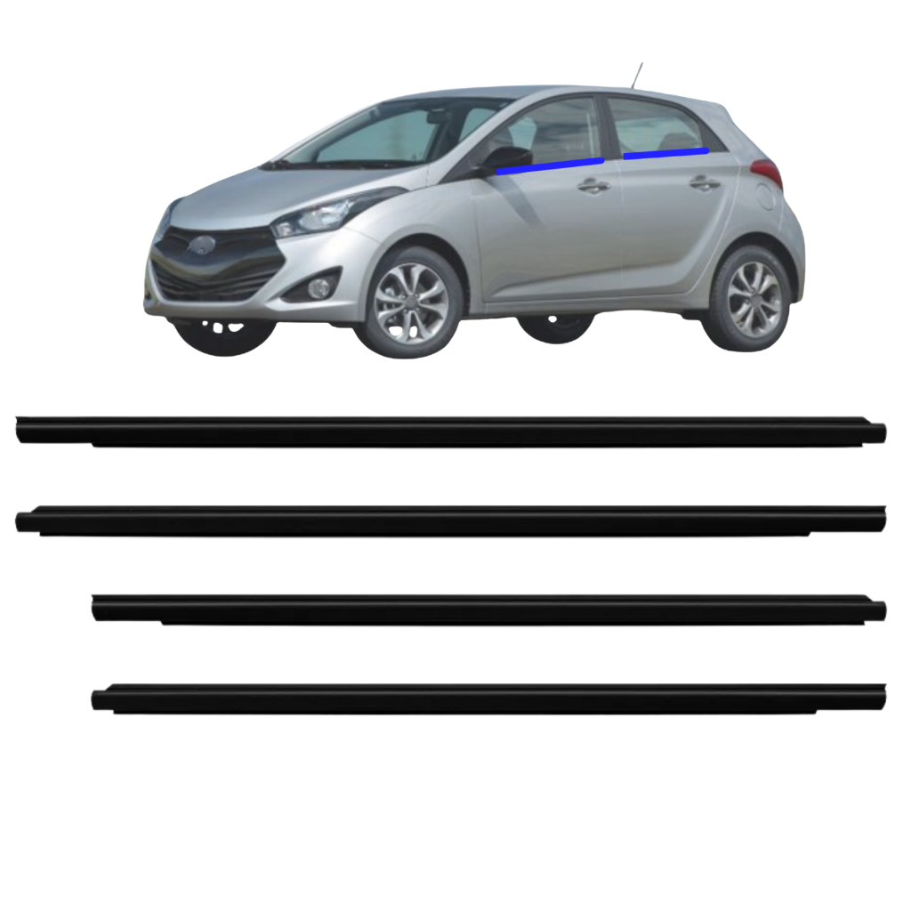 PESTANAS EXTERNAS HB20 HATCH 2012 a 2019 DIANTEIRA / TRASEIRA em Oferta na Shopee