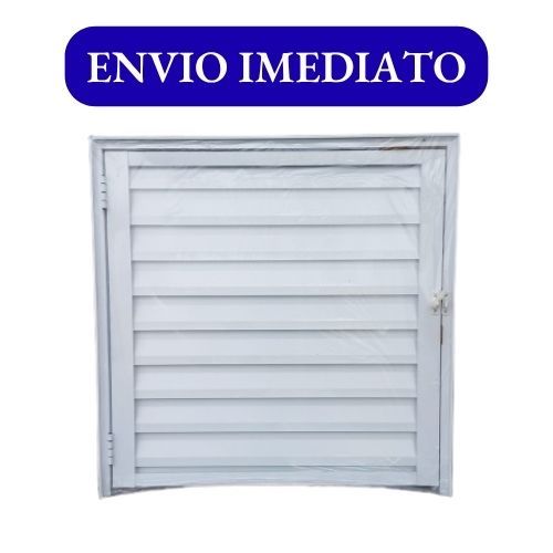 Abrigo/Alçapão 60cm x 60cm alumínio Branco (Lages e Casa de máquinas)