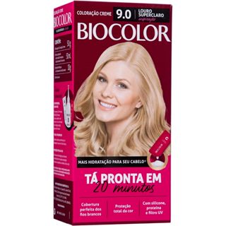 Tinta De Cabelo Biocolor Super Louro Abusado 9.0 Mini em Oferta na Shopee