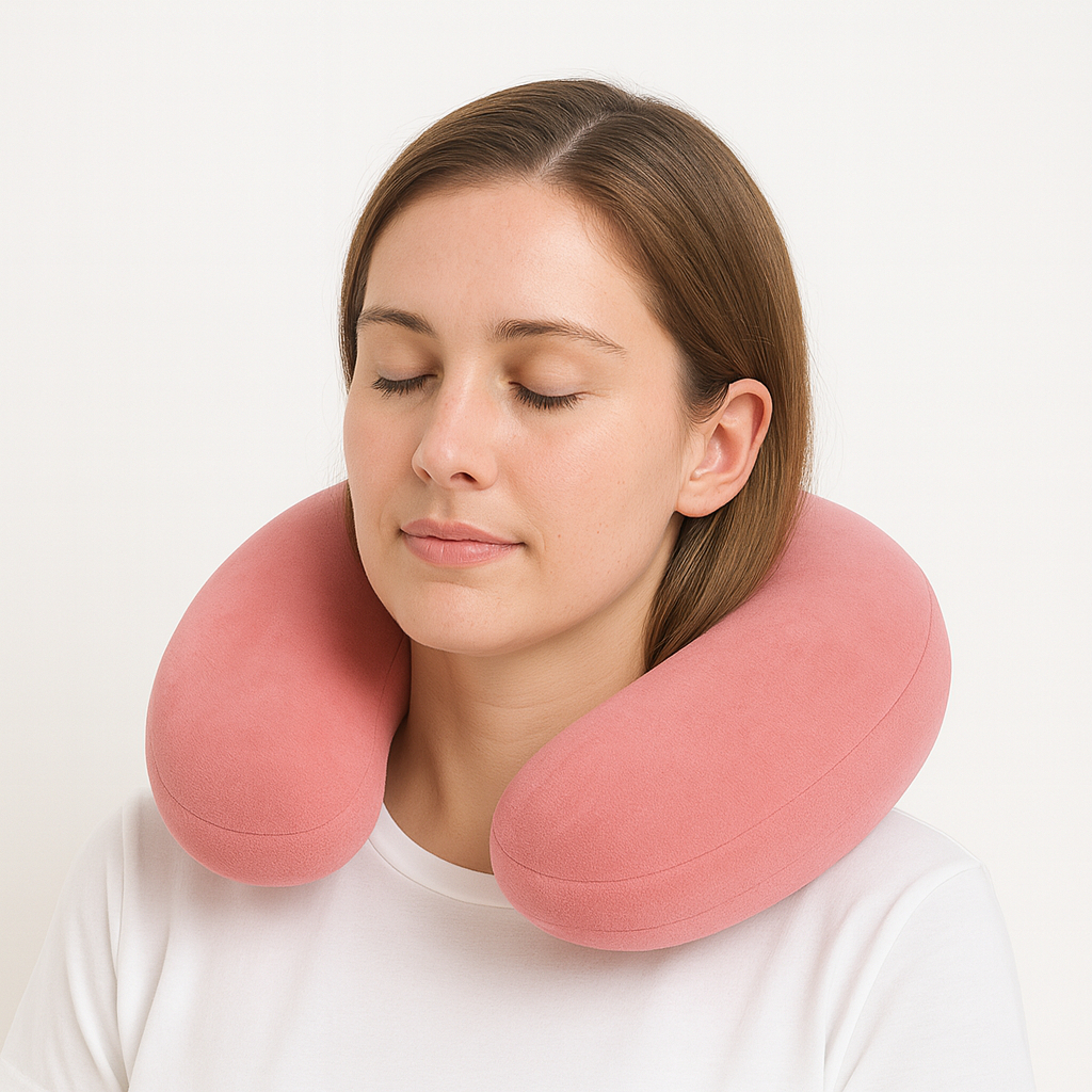 Kit 1/2/3 Almofada De Pescoço travesseiro De Viagem confortável e macio