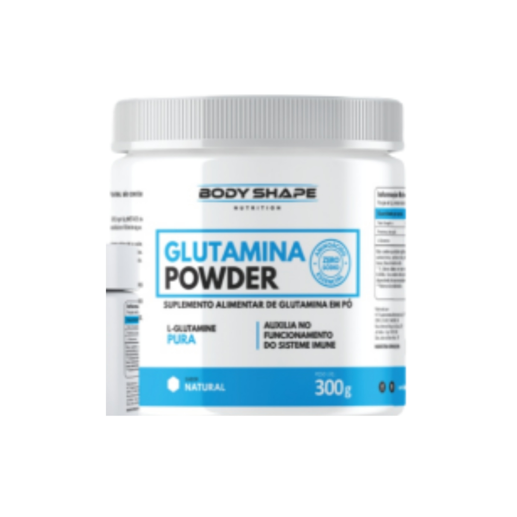 Glutamina Powder Pote 300g - Body Shape