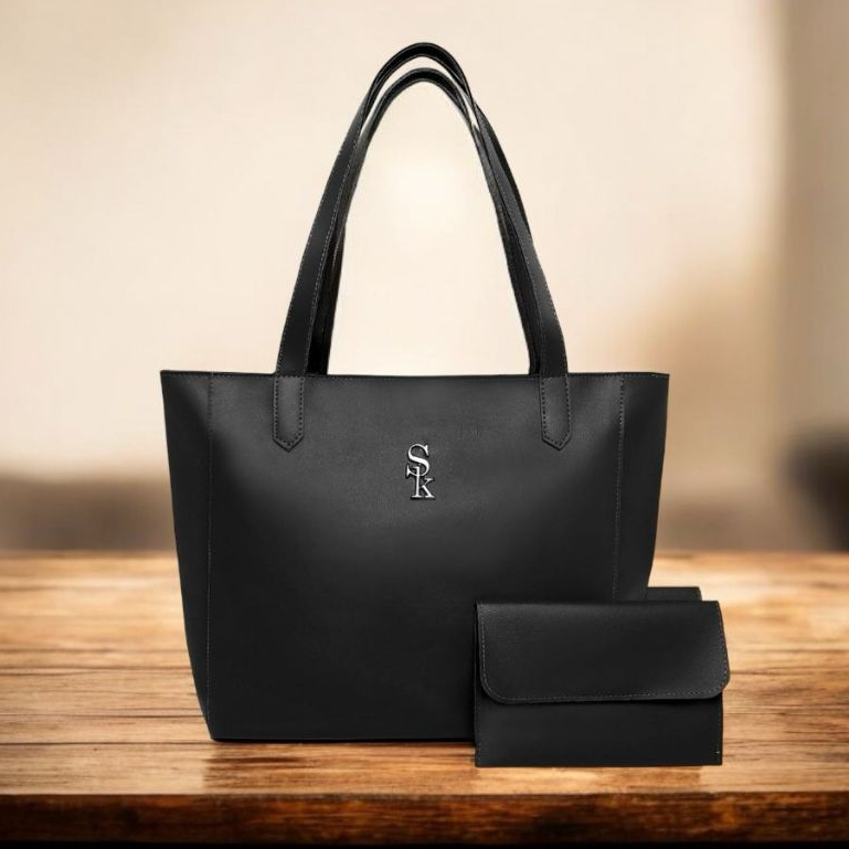 Bolsa Sacola + Carteira London em Courino SkyBag em Oferta na Shopee