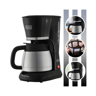Cafeteira Semi Automática Cm200i Potência 750W Jarra Térmica Prepara 25 Xícaras de Café Black Decker em Oferta na Shopee