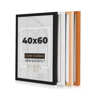 Kit 3 Molduras 40x60cm Sem Acetato Certificado Diploma Fotografia em Oferta na Shopee