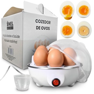 Cozedor De Ovos Elétrico Portátil Cozinha À Vapor 7 Ovos 220v Eletrico em Oferta na Shopee
