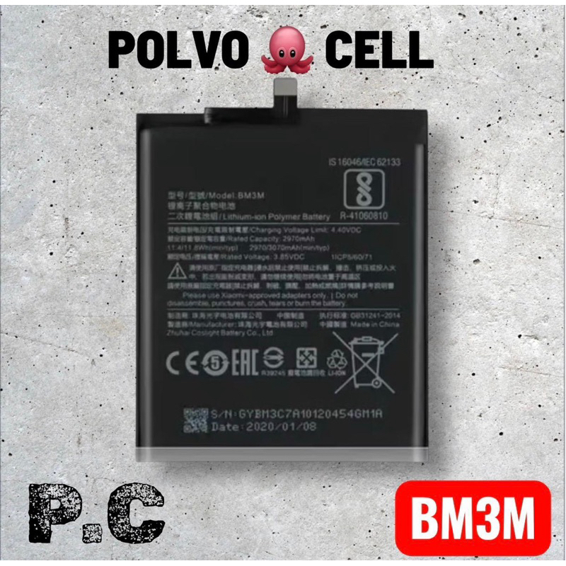 BAT COMPATIVEL MI 9 SE (BM3M) ORG NOVA COM GARANTIA 90 DIA em Oferta na Shopee