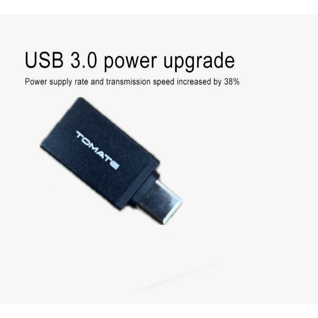 Adaptador Otg Tipo C Usb 3.0 Alta Velocidade Tomate Compatível Smartphones Tablets Notebook Macbook