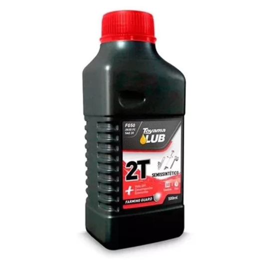 Óleo 2T Toyama JASO FC 500ml Lubrificante Para Motor 2 Tempos Semissintético