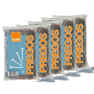 Prego 6x6 C/ Cabeça Polido 200g em Oferta na Shopee
