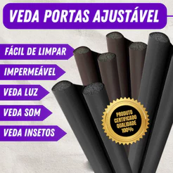 Veda Portas Ajustável Impermeável Térmico Insetos Resistente
