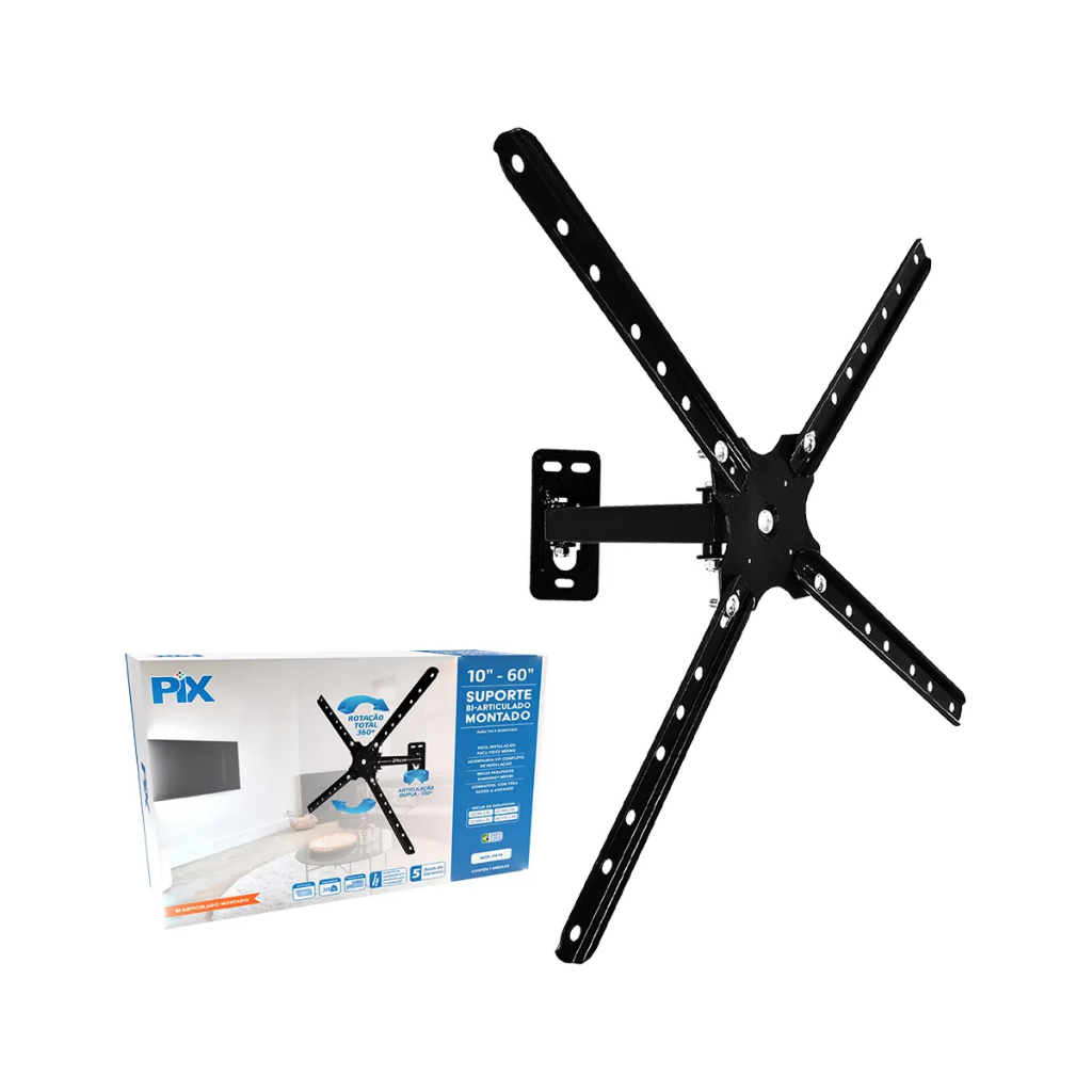 Suporte Tv Bi-articulado Pix: Onde Comprar | BuscaProdutos
