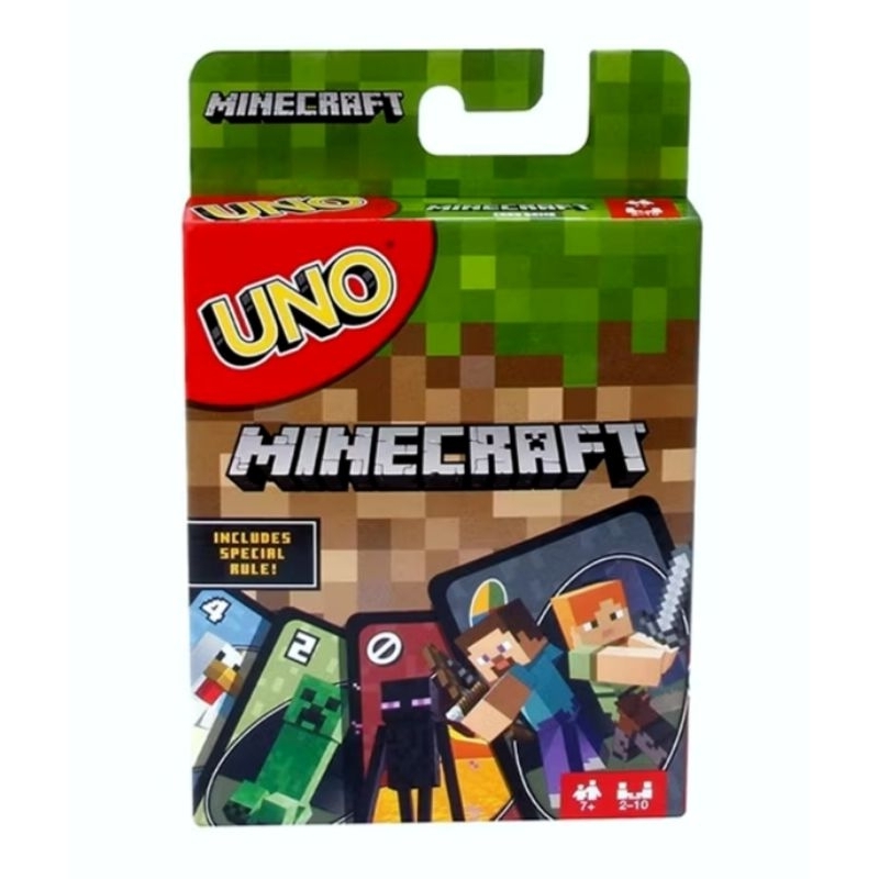 Jogo de Cartas Uno Super Miineecraft Diversão Brincadeira