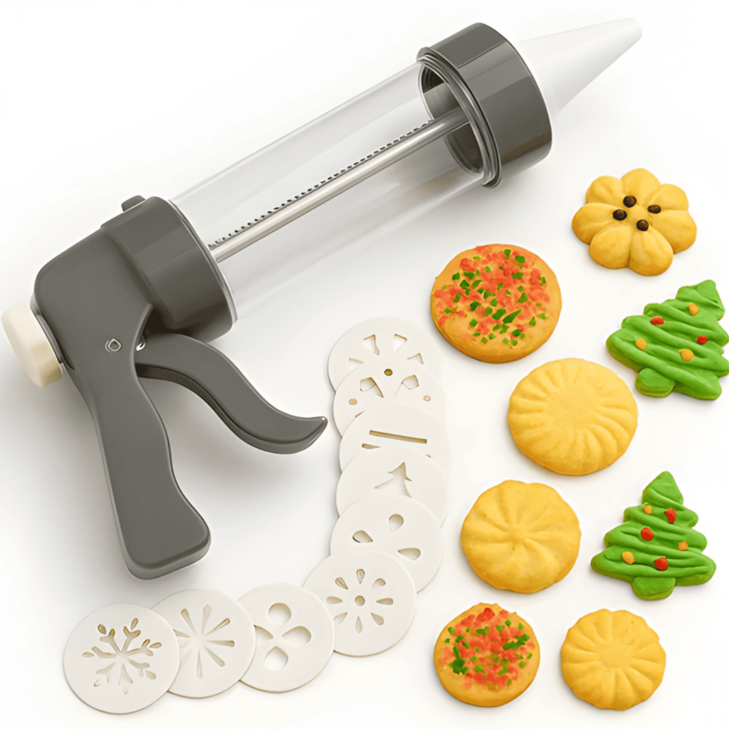 Máquina De Fazer Bolacha Caseira Modelador De Biscoito Amanteigado Biscoiteira Confeitaria Bico em Oferta na Shopee