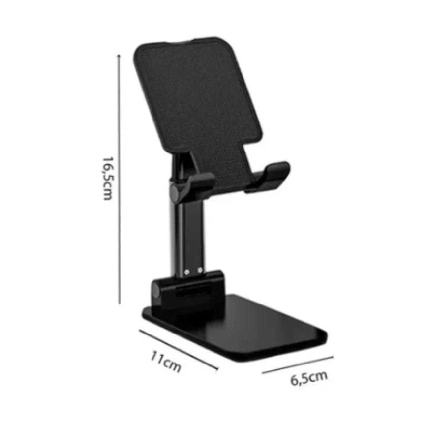 Kit 5-10-15-20 Suporte dobrável de mesa a para celular, branco/preto