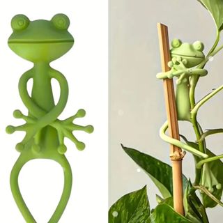 Amarrador Suporte Sapo silicone Planta Jardim Orquidia Decoração caule Suculenta Flor cabos Fixação Clipes em Oferta na Shopee
