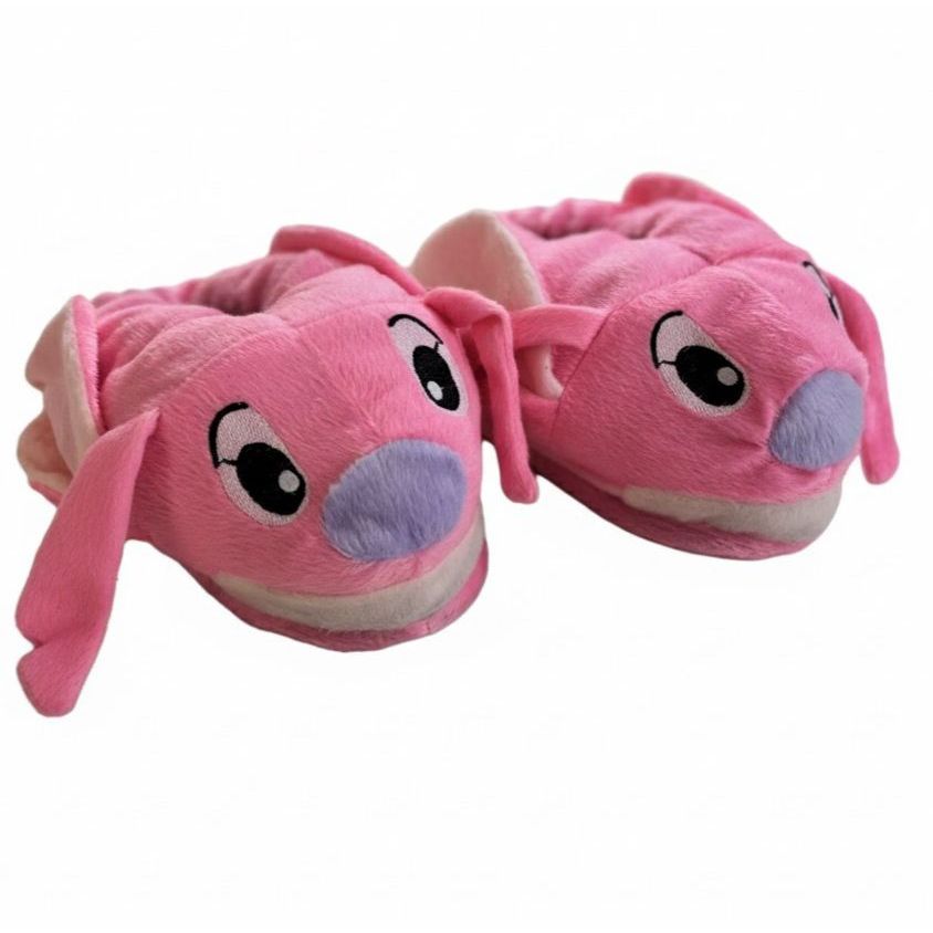 Pantufa Lillo Stitch Rosa Angel