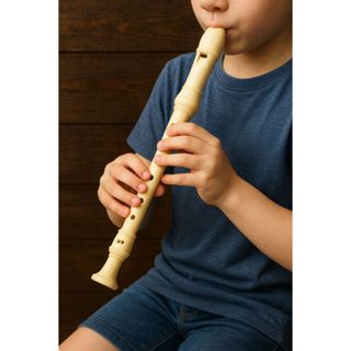 Kit Com 10 Flautas Doce Resina Soprano Modelo Germanica Estudo Com Vareta De Limpeza em Oferta na Shopee