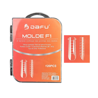 UNHA MOLDE F1 CURVATURA C QUADRADA 110PCS DAFU em Oferta na Shopee