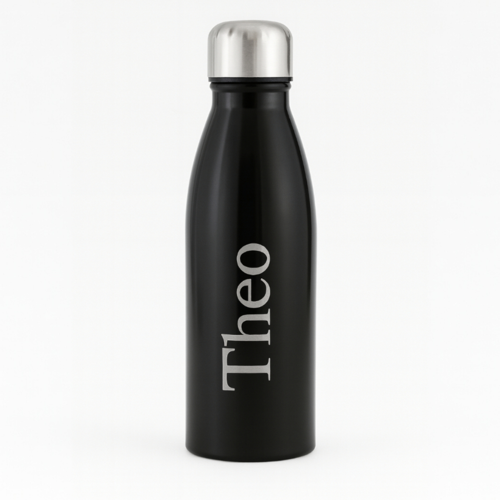 Squeeze Garrafa 500ml Alumínio – Academia ou Presente | Opção Personalizada com Nome