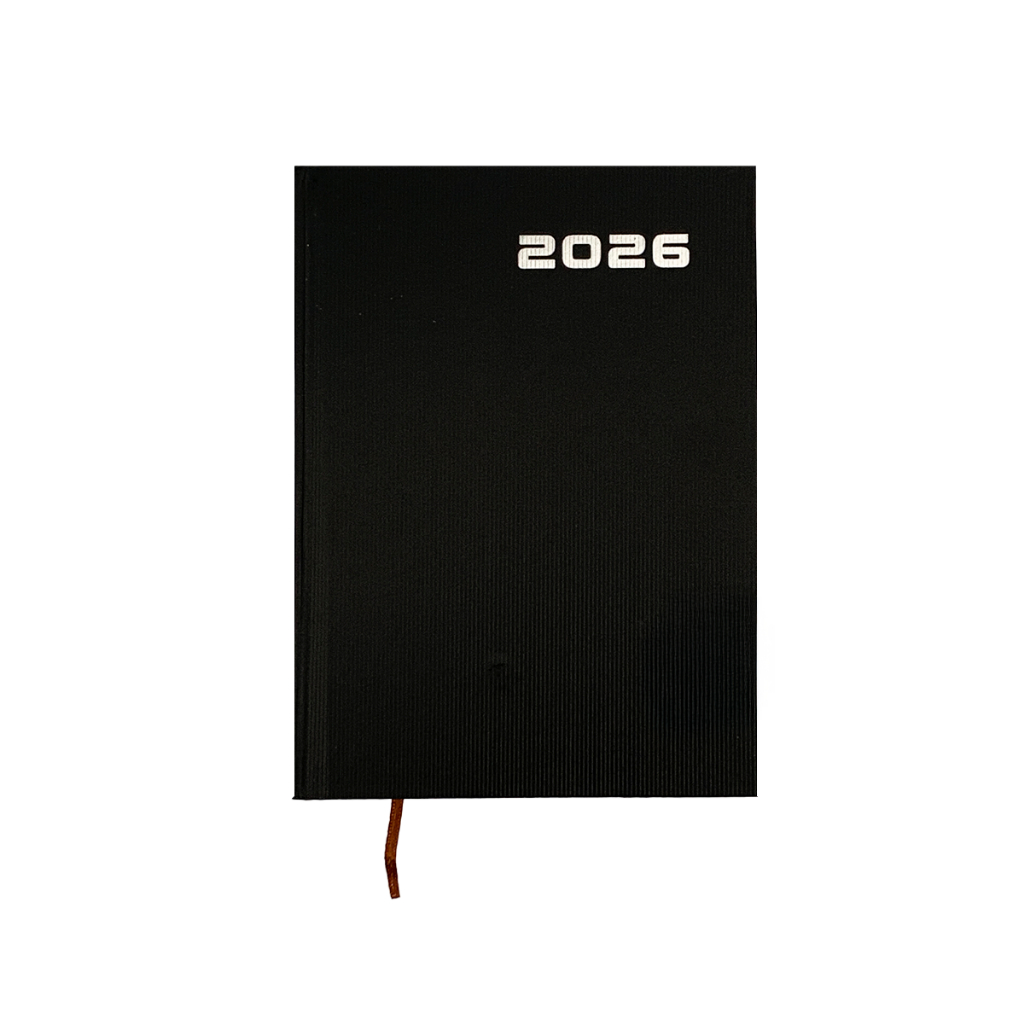 Agenda Executiva Costurada Diária Grande 2026 168 Folhas 19x14cm