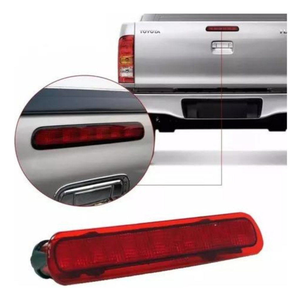 Break Light da Hilux  de 2005 A 2015 Luz De Freio Da Tampa Traseira Tampão Segurança