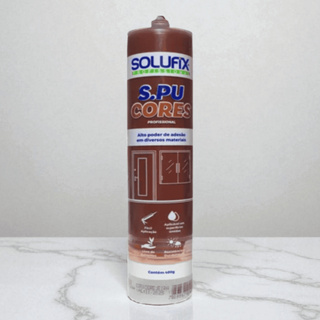 PU40 Marrom Cerejeira Silicone Cola Adesivo Selante Anti-Infiltração e Super Vedação 400g Solufix em Oferta na Shopee