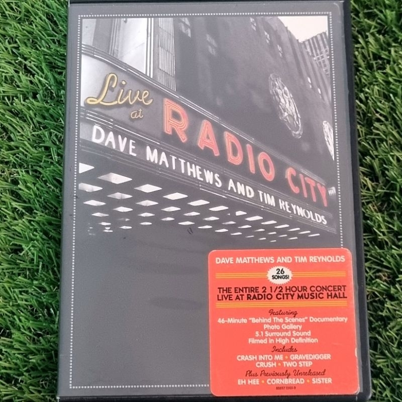 DVD Duplo Dave Matthews And Tim Reynolds Live Radio City