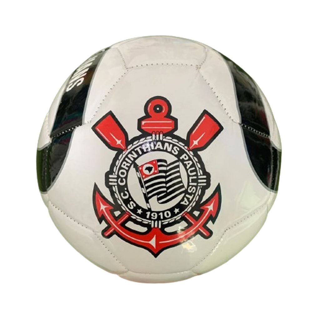 Bola de Futebol Corinthianss Timão Infantil Juvenil Adulto Campo Lançamento