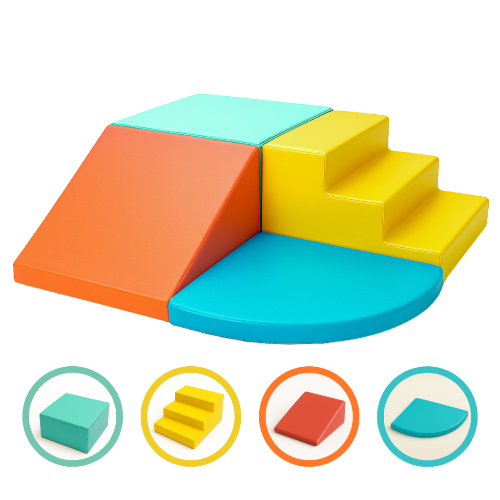 Circuito Sensorial 4 Pçs Playground Infantil Desenvolvimento em Oferta na Shopee