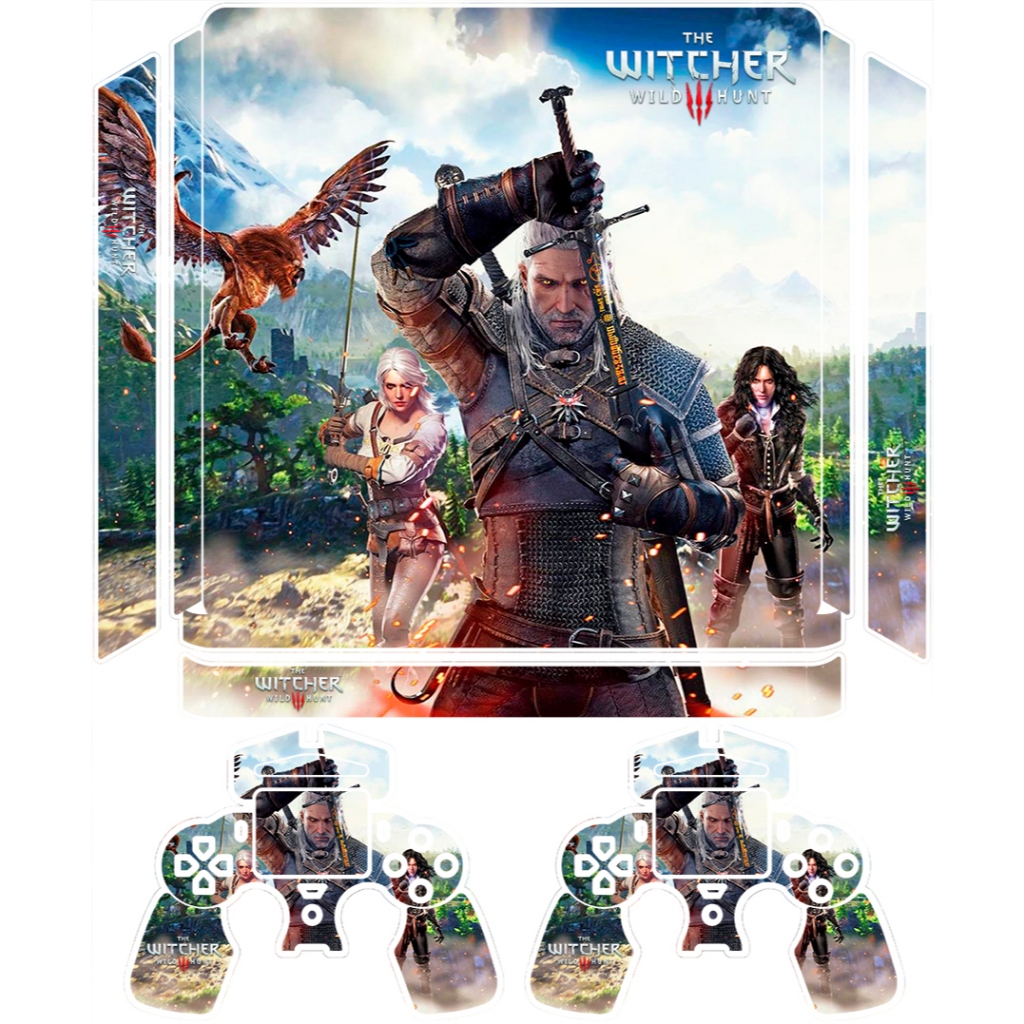 Skin Adesiva PS4 Slim - The Witcher 3