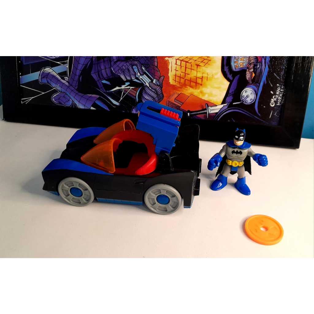 Batmóvel & Batman DC SuperFriends da imaginext Fisher-Price