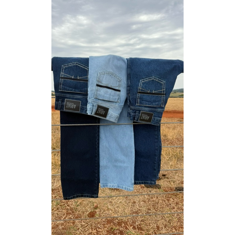 Calça Country ARIAT Modelo Americano Texas Calça 100% Algodão