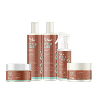 Kit 5 Scalp Care shampoo esfoliante cond masc tónico Apice em Oferta na Shopee