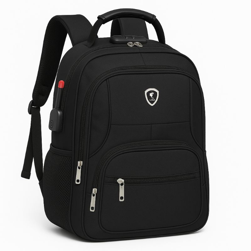 Mochila Viagem 50x30x30 Grande USB Bagagem de Mão ANAC Notebook Academia Trabalho Resistente Impermeável