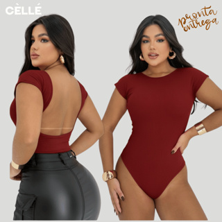 Body Feminino Bailarina Decote Costas Nuas Forro Duplo Frente Aberto Costas P ao Plus Size em Oferta na Shopee