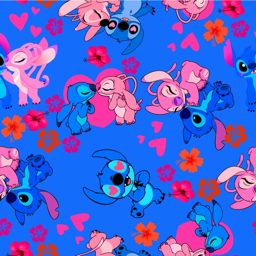 Tecido CETIM Estampado Personagens 64 -  150 de Largura em Oferta na Shopee