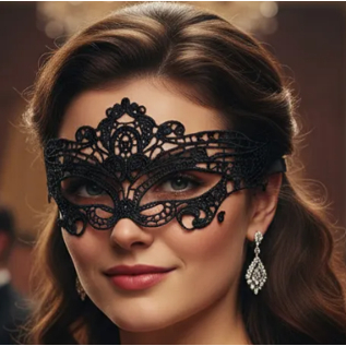 Máscara Veneziana Glitter Luxo Sexy Onlyfans Camgirl Camboy Preto Máscara Veneziana em Oferta na Shopee