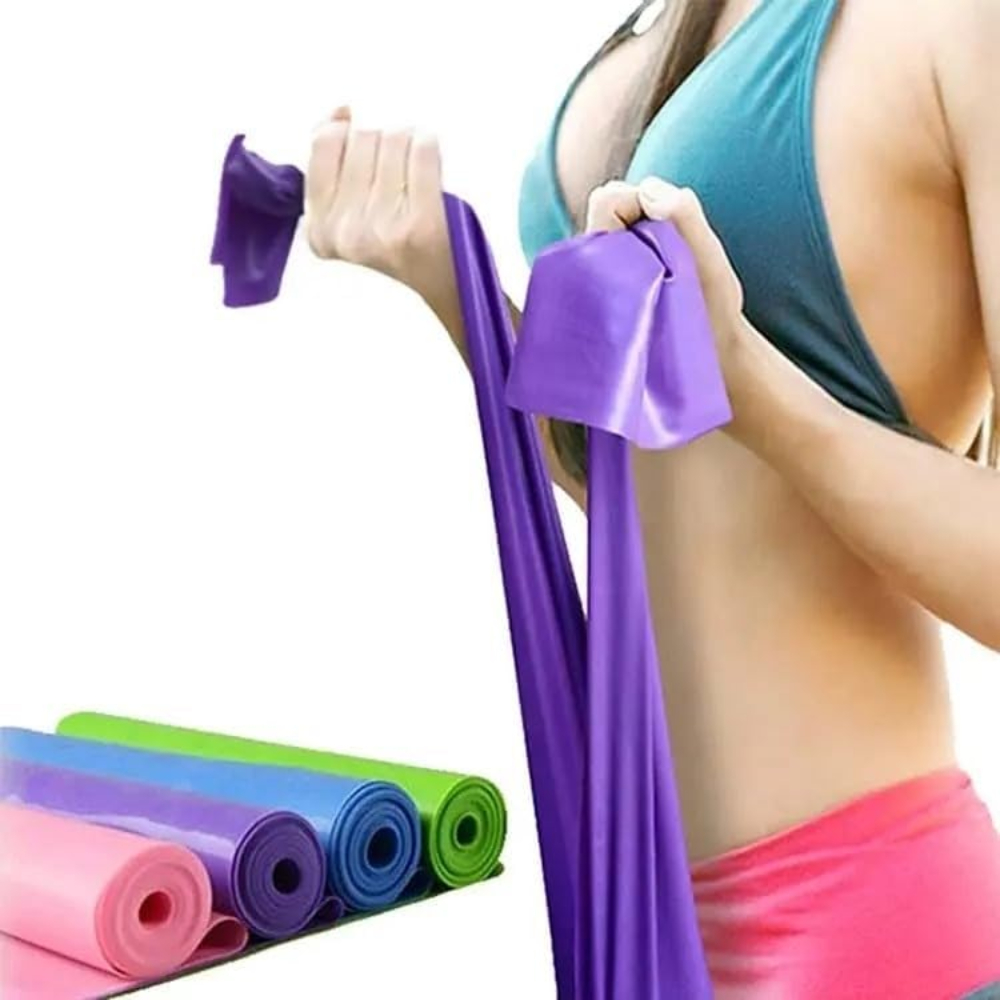 Faixas Elásticas Para Exercícios Funcionais Academia Ioga Pilates Alongamento Ballet Fisioterapia