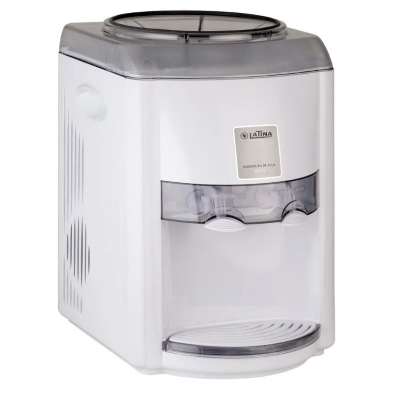 Bebedouro de Água de Mesa Latina Compact ou Acquafresh | Refrigerador Eletrônico | Gelada e Natural | Para Galão 20L