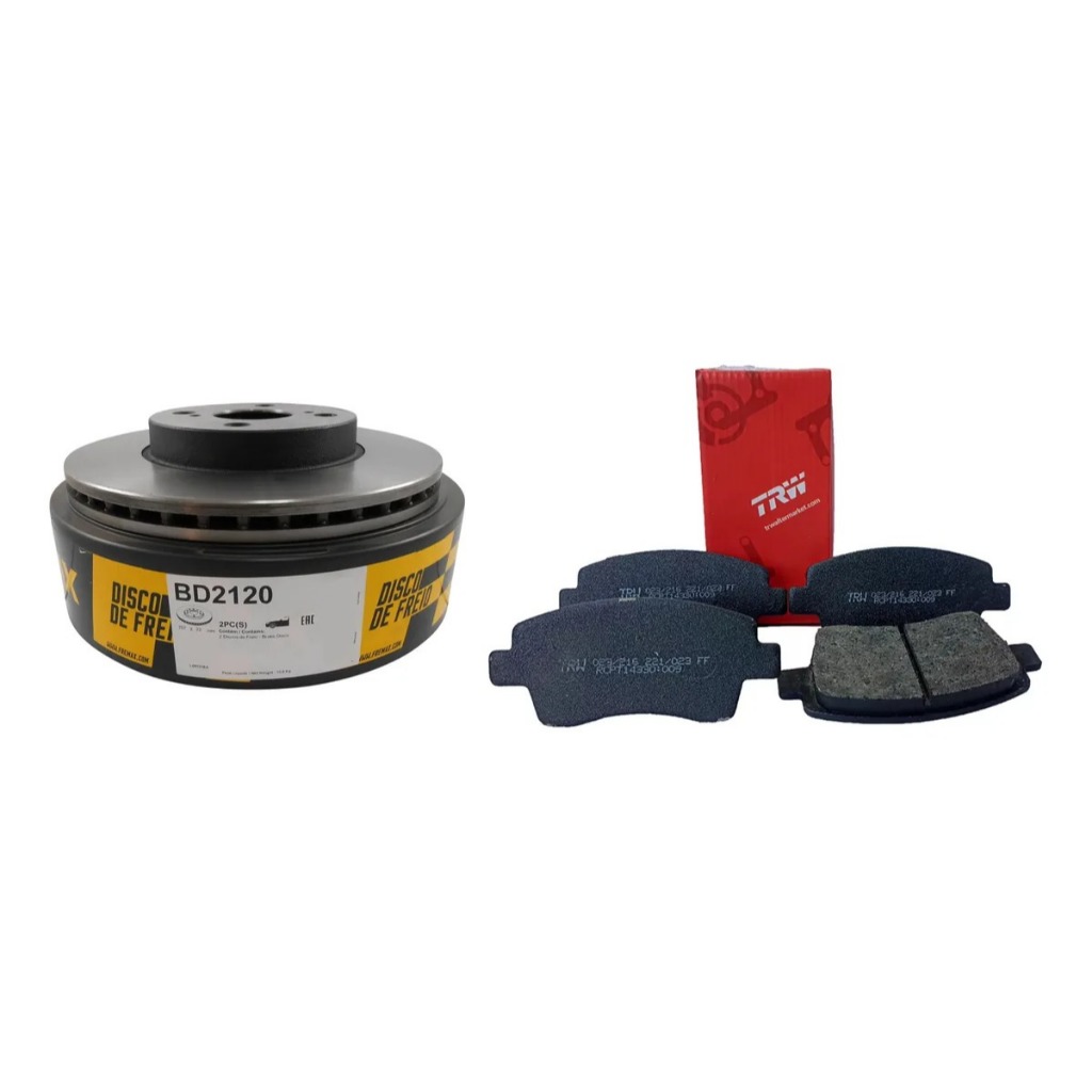 Kit Disco Fremax Pastilha Freio Dianteira Trw Etios