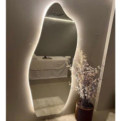 Espelhos com LED Lapidado Diversos Modelos para Banheiro Lavabo Quarto Sala e Penteadeira