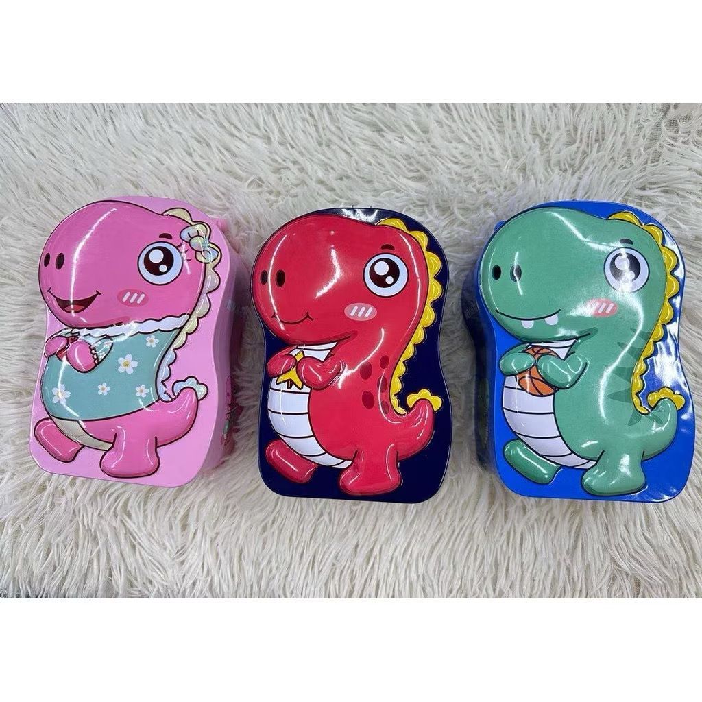 Cofrinho Infantil de Metal com Tampa – Porta Moedas, Presente Educativo e Decorativo 18x11cm - HE64112 em Oferta na Shopee