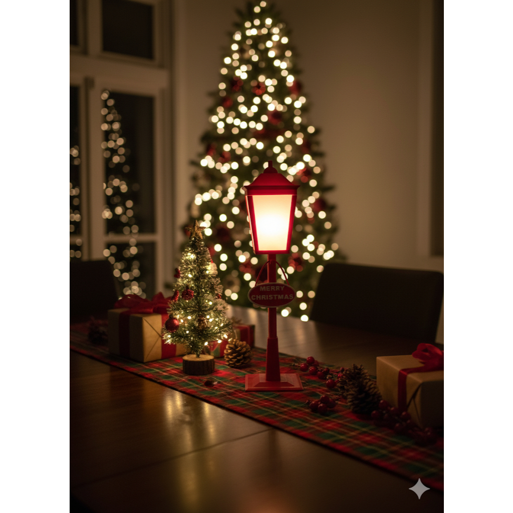 Luminária Christmas Lamp - Decoração de Natal
