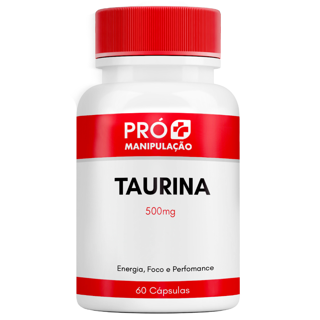 Taurina 500mg 60 Cápsulas em Oferta na Shopee