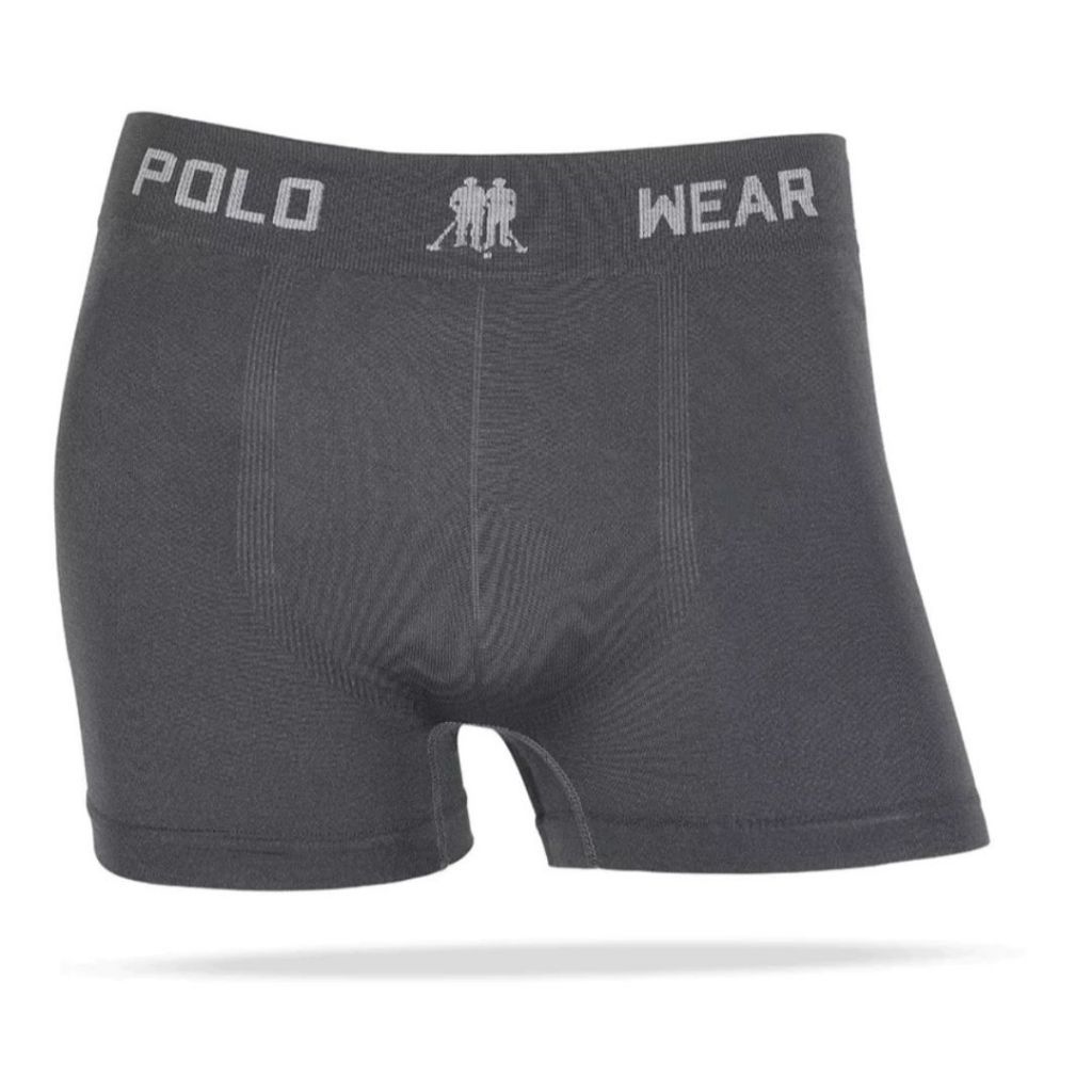 Cueca Polo Wear Kit Masculinas Sem Costura Adulto Original Leve e Suave Cores Sortidas