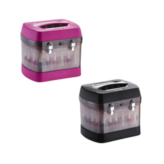 Maleta Para 68 Esmaltes Esmaltebag Organizador Porta Acetona Profissional Dompel Cores em Oferta na Shopee