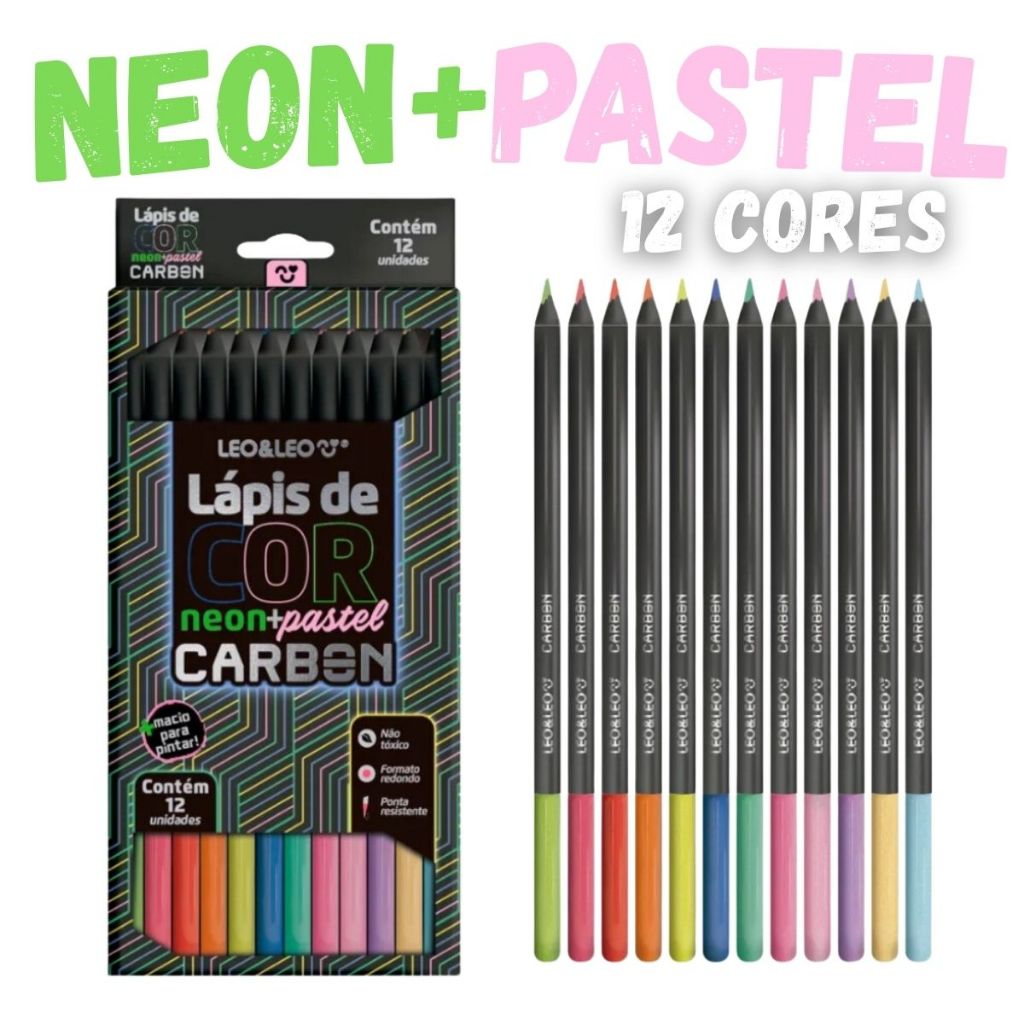 Lápis Colorido Neon: Onde Comprar | BuscaProdutos
